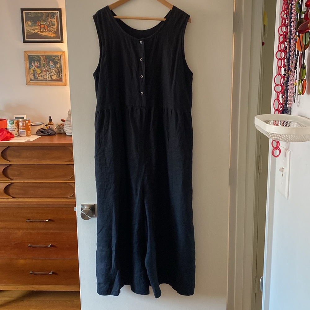Conscious Clothing Backyard Jumpsuit size XL black